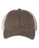 Sportsman SP510 Pigment Dyed Trucker Cap Brown/ Stone