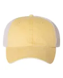 Sportsman SP510 Pigment Dyed Trucker Cap Mustard Yellow/ Stone