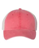 Sportsman SP510 Pigment Dyed Trucker Cap Red/ Stone