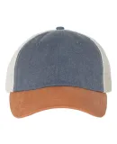 Sportsman SP510 Pigment Dyed Trucker Cap Navy/ Texas/ Stone