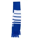 Sportsman SP07 Soccer Scarf Royal/ White