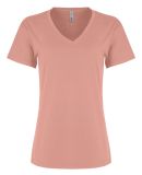 Next Level Apparel 3940 Ladies' Relaxed V-Neck T-S in Desert pink