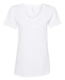 Next Level Apparel 3940 Ladies' Relaxed V-Neck T-S WHITE