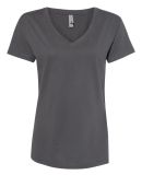 Next Level Apparel 3940 Ladies' Relaxed V-Neck T-S in Heavy metal