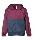 Independent Trading Co. EXP24YWZ Youth Light Weigh Maroon/ Classic Navy