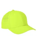 Big Accessories BA537 Performance Perforated Cap NEON YELLOW