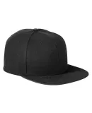 Big Accessories BA539 Flat Bill Sport Cap in Black/ black