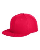 Big Accessories BA539 Flat Bill Sport Cap in Red