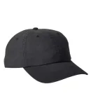Big Accessories BA610 Heavy Washed Canvas Cap BLACK