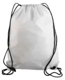 Liberty Bags 8886 Value Drawstring Backpack WHITE