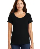 Nike BQ5234  Ladies Dri-FIT Cotton/Poly Scoop Neck Black