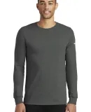 Nike BQ5230  Dri-FIT Cotton/Poly Long Sleeve Perfo Anthracite