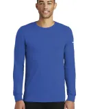 Nike BQ5230  Dri-FIT Cotton/Poly Long Sleeve Perfo Rush Blue