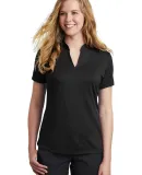 Nike AA1848  Ladies Dri-FIT Hex Textured V-Neck Po Black