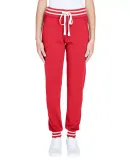 J America 8654 Relay Women's Jogger in Red