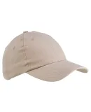 Big Accessories BX001 6-Panel Unstructured Dad Hat in Stone