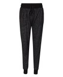 J America 8657 Cozy Fleece Women's Jogger Black