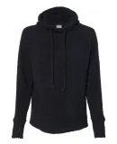 J America 8680 Teddy Fleece Women's Pullover with  Black