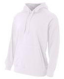 A4 Apparel NB4237 Youth Solid Tech Fleece Pulloeve White