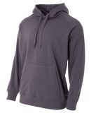 A4 Apparel NB4237 Youth Solid Tech Fleece Pulloeve Graphite