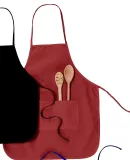 APR52 Big Accessories Two-Pocket 28" Apron RED