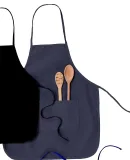 APR52 Big Accessories Two-Pocket 28" Apron NAVY