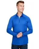 A4 Apparel N4268 Adult Daily Polyester 1/4 Zip ROYAL