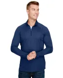 A4 Apparel N4268 Adult Daily Polyester 1/4 Zip NAVY