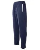 A4 Apparel N6199 Adult League Warm Up Pant NAVY/ WHITE