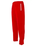 A4 Apparel N6199 Adult League Warm Up Pant SCARLET/ WHITE