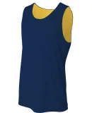 A4 Apparel NB2375 Youth Performance Jump Reversibl NAVY/ GOLD