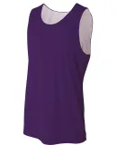 A4 Apparel NB2375 Youth Performance Jump Reversibl PURPLE/ WHITE