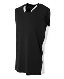 A4 Apparel NB2377 Youth Polyester Backcourt Basket Black/White