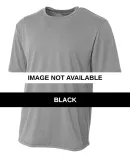 A4 Apparel NB3381 Youth Topflight Heather Performa BLACK