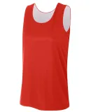 A4 Apparel NW2375 Ladies' Performance Jump Reversi SCARLET/ WHITE