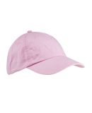 Big Accessories APBABX005 6-panel unstructured low in Light pink