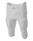 A4 Apparel N6198 Men's Integrated Zone Football Pa SILVER