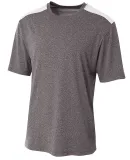 A4 Apparel NB3100 Boy's Tourney Heather Color Bloc Heather/White