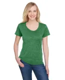 A4 Apparel NW3010 Ladies' Tonal Space-Dye T-Shirt KELLY