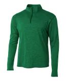 A4 Apparel N4010 Men's Tonal Space-Dye Quarter-Zip KELLY