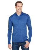 A4 Apparel N4010 Men's Tonal Space-Dye Quarter-Zip ROYAL