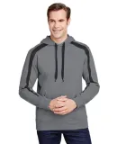 A4 Apparel N4004 Men's Spartan Tech-Fleece Color B GRAPHITE/ BLACK