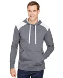 A4 Apparel N4093 Men's Tourney Color Block Tech Fl Heather/White