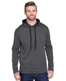 A4 Apparel N4103 Men's Tonal Space Dye-Tech Fleece CHARCOAL