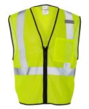 ML Kishigo 1519-1520 Class 2 Economy Vest with Zip Lime