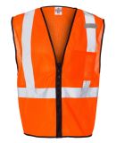 ML Kishigo 1519-1520 Class 2 Economy Vest with Zip Orange