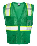 ML Kishigo B100-103 Enhanced Visibility Multi-Pock Green/ Lime - B104