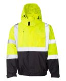 ML Kishigo JS121-122 Economy Bomber Jacket in Lime