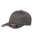 Yupoong Flexfit 6277 Wooly Combed Hat by Yupoong in Dark grey