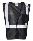 ML Kishigo B120-B127 Enhanced Visibility Mesh Vest Black - B120